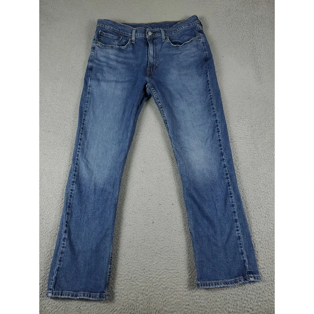 Levis 514 Jeans Mens Size 36x30 Blue Casual Straight Leg Denim Pants